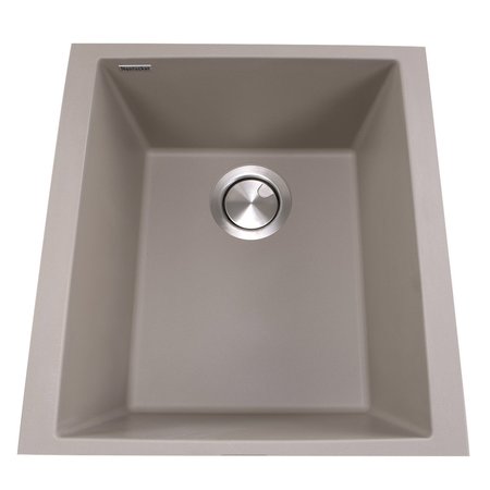 NANTUCKET SINKS 16.125" W x 17" L x 8.25" H, Granite Composite PR1716-TR